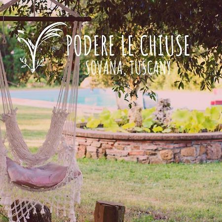 Podere Le Chiuse Sovana Esterno foto