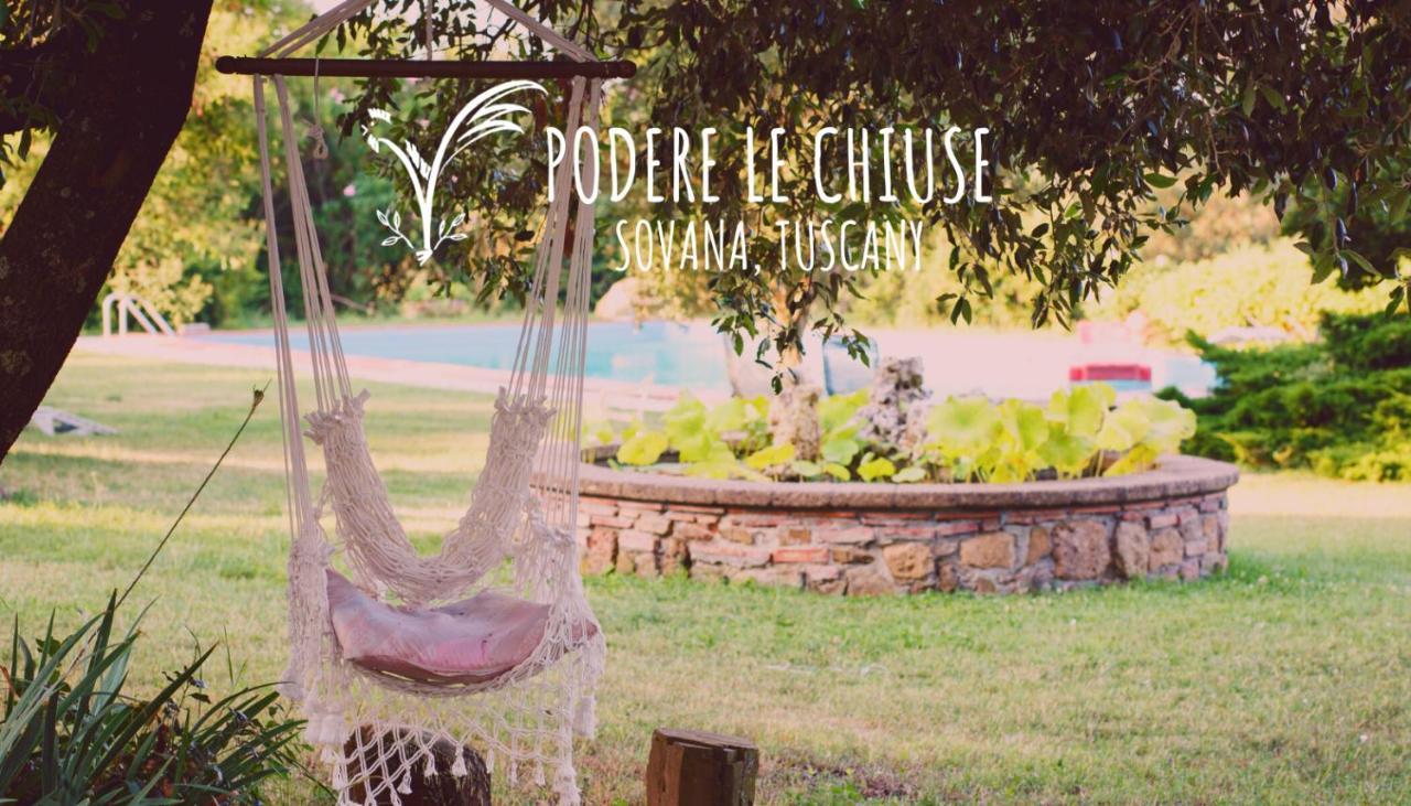 Podere Le Chiuse Sovana Esterno foto